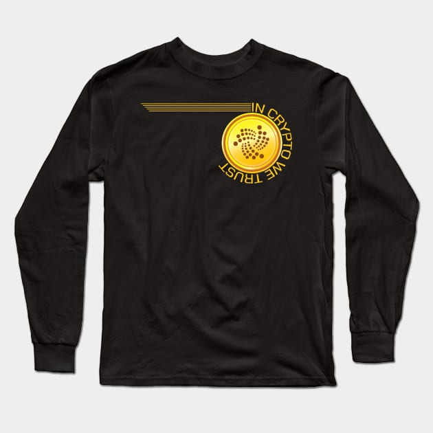 In Crypto We Trust Long Sleeve T-Shirt by bigD